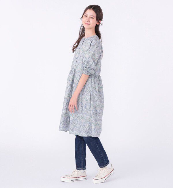 SHIPS KIDS「SHIPS KIDS:140～150cm / リバティ 長袖 ワンピース」|ワンピース|
