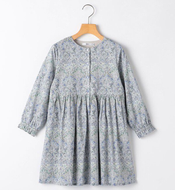 SHIPS KIDS「SHIPS KIDS:140～150cm / リバティ 長袖 ワンピース」|ワンピース|