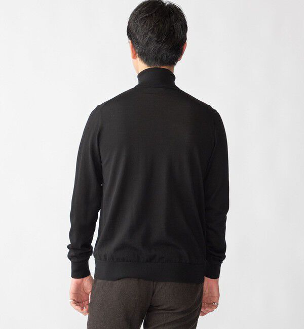 SHIPS「SHIPS:〈手洗い可能〉HANDFRAME 16ゲージ タートルネック プルオーバー ニット」|ニット・セーター|