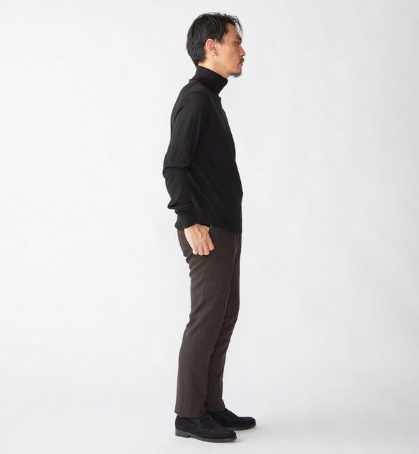 SHIPS「SHIPS:〈手洗い可能〉HANDFRAME 16ゲージ タートルネック プルオーバー ニット」|ニット・セーター|