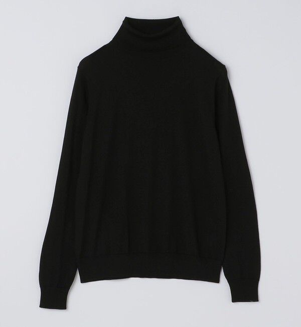 SHIPS「SHIPS:〈手洗い可能〉HANDFRAME 16ゲージ タートルネック プルオーバー ニット」|ニット・セーター|