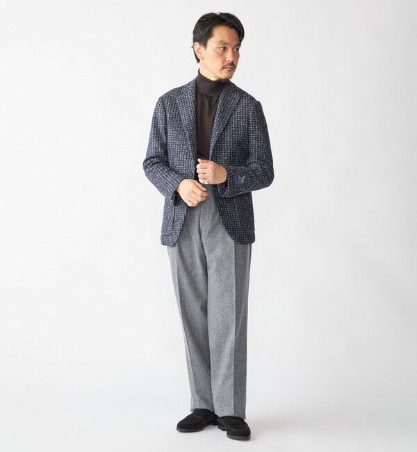 SHIPS「SHIPS:〈手洗い可能〉HANDFRAME 16ゲージ タートルネック プルオーバー ニット」|ニット・セーター|