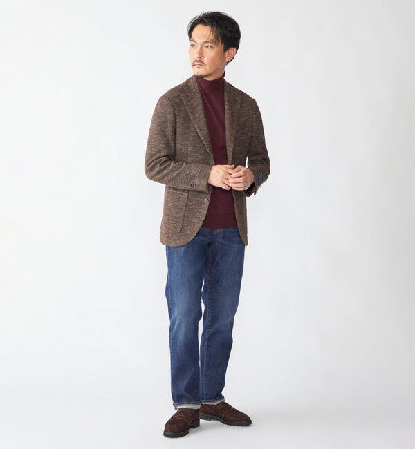 SHIPS「SHIPS:〈手洗い可能〉HANDFRAME 16ゲージ タートルネック プルオーバー ニット」|ニット・セーター|