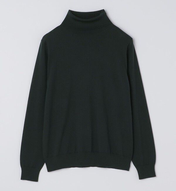 SHIPS「SHIPS:〈手洗い可能〉HANDFRAME 16ゲージ タートルネック プルオーバー ニット」|ニット・セーター|