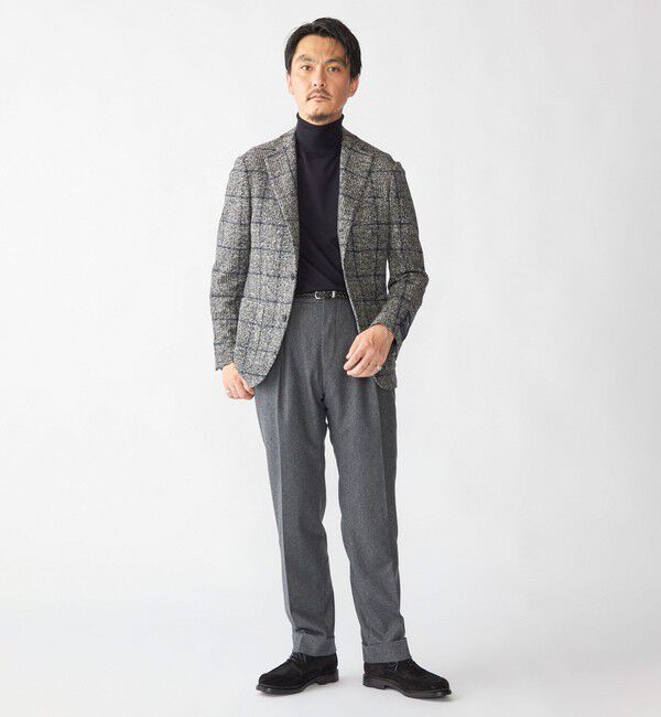 SHIPS「SHIPS:〈手洗い可能〉HANDFRAME 16ゲージ タートルネック プルオーバー ニット」|ニット・セーター|