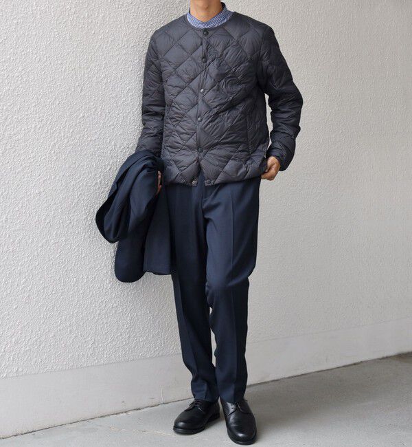 SHIPS any「【SHIPS any別注】TAION:〈手洗い可能〉ダイヤキルト インナー ダウン カーディガン◇」|ダウン|