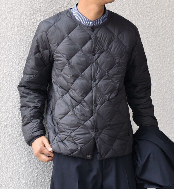 SHIPS any「【SHIPS any別注】TAION:〈手洗い可能〉ダイヤキルト インナー ダウン カーディガン◇」|ダウン|