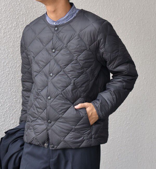 SHIPS any「【SHIPS any別注】TAION:〈手洗い可能〉ダイヤキルト インナー ダウン カーディガン◇」|ダウン|