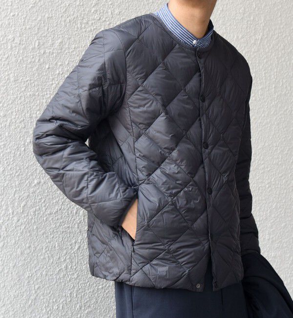 SHIPS any「【SHIPS any別注】TAION:〈手洗い可能〉ダイヤキルト インナー ダウン カーディガン◇」|ダウン|