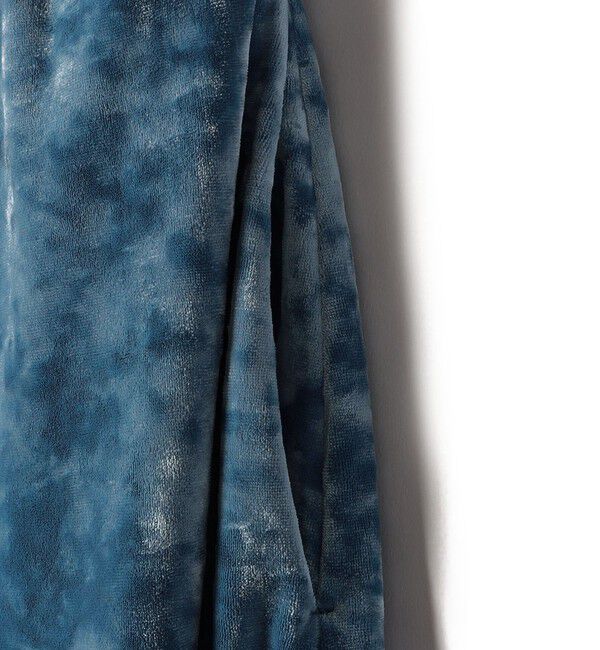 SHIPS for women「SHIPS Primary Navy Label:〈手洗い可能〉クラッシュ ベロア スカート」|スカート|