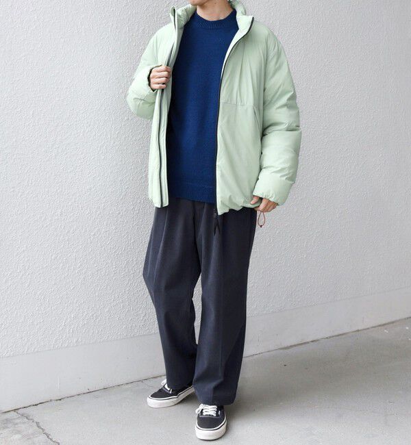 SHIPS any「SHIPS any:〈撥水/手洗い可能〉スーパーストレッチ スタンドカラー ダウン ブルゾン◇」|ダウン|