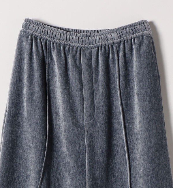 quaranciel「quaranciel:〈洗濯機可能〉ポリエステル ベロア ピンタック イージー ワイド パンツ」|その他|