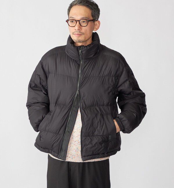 SHIPS「SHIPS: 〈手洗い可能〉ライトナイロン パデッド スタンド ブルゾン」|ダウン|