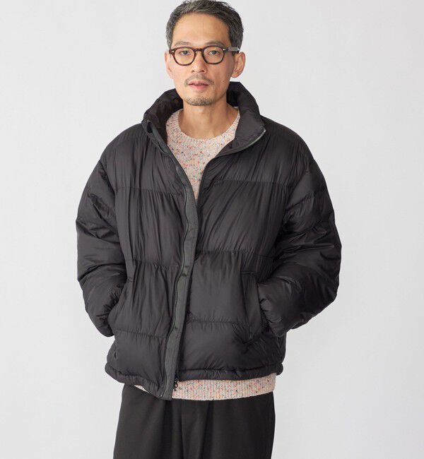 SHIPS「SHIPS: 〈手洗い可能〉ライトナイロン パデッド スタンド ブルゾン」|ダウン|