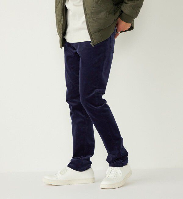 SHIPS Colors 「SHIPS Colors:〈洗濯機可能〉コーデュロイ ストレッチ ウォーム パンツ」|その他|ネイビー
