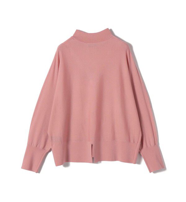 SHIPS for women「SHIPS Primary Navy Label:MERINO WOOL ハイネック ドルマン ニット」|ニット・セーター|