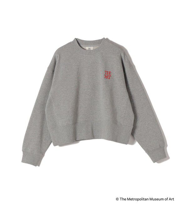 SHIPS Colors 「SHIPS Colors:The Met コラボ エンブロイダリー ボクシー スウェット ２」|スウェット・ジャージ|グレー