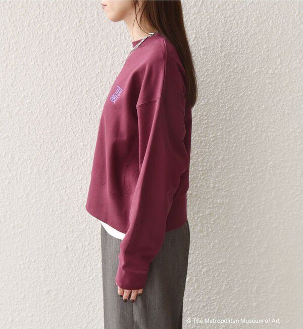 SHIPS Colors 「SHIPS Colors:The Met コラボ エンブロイダリー ボクシー スウェット ２」|スウェット・ジャージ|