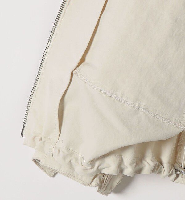 SHIPS any「SHIPS any:〈洗濯機可能〉ナイロン タスラン ギャザー スタンドカラー ブルゾン」|ブルゾン・スタジャン|