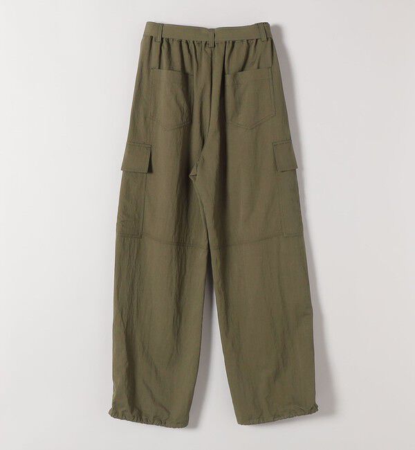 quaranciel「quaranciel:〈洗濯機可能〉ツイル ワイド イージー カーゴ パンツ」|カーゴ|