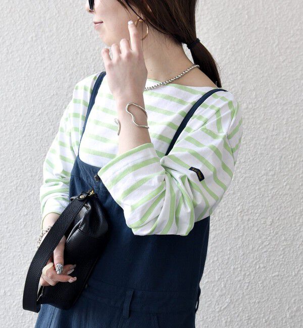 SHIPS any「Le minor:〈洗濯機可能〉ボーダー ロング スリーブ TEE」|Tシャツ・カットソー|