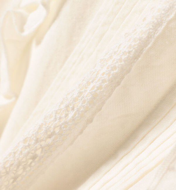 SHIPS any「《予約》SHIPS any:〈手洗い可能〉リネンミックス Iライン フリル イージー スカート」|スカート|