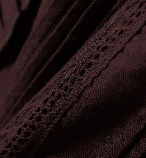 SHIPS any「《予約》SHIPS any:〈手洗い可能〉リネンミックス Iライン フリル イージー スカート」|スカート|