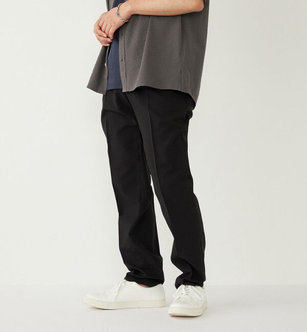 SHIPS Colors 「《予約》SHIPS Colors:〈吸水速乾・洗濯機可能〉ドライ ワッシャー イージー パンツ◆」|その他|ブラック