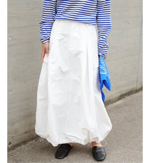 OUTDOOR PRODUCTS Usual Things「≪予約/WEB・横浜店限定カラーあり≫ドロストバルーンカーゴスカート」|スカート|