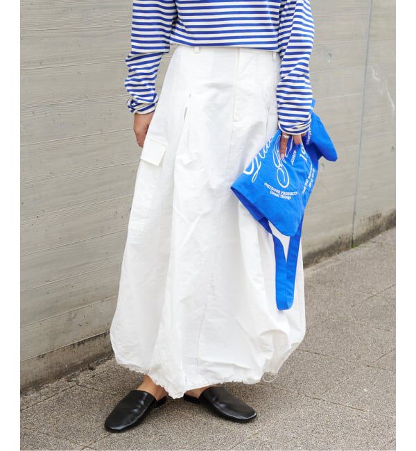 OUTDOOR PRODUCTS Usual Things「≪予約/WEB・横浜店限定カラーあり≫ドロストバルーンカーゴスカート」|スカート|