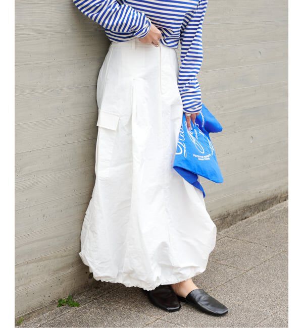 OUTDOOR PRODUCTS Usual Things「≪予約/WEB・横浜店限定カラーあり≫ドロストバルーンカーゴスカート」|スカート|