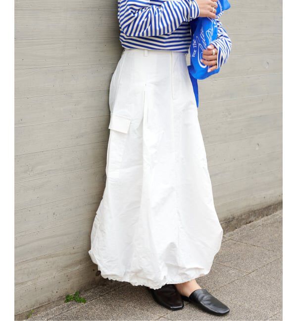OUTDOOR PRODUCTS Usual Things「≪予約/WEB・横浜店限定カラーあり≫ドロストバルーンカーゴスカート」|スカート|