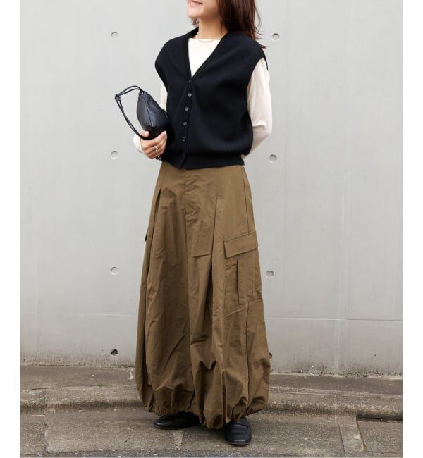 OUTDOOR PRODUCTS Usual Things「≪予約/WEB・横浜店限定カラーあり≫ドロストバルーンカーゴスカート」|スカート|