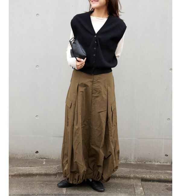 OUTDOOR PRODUCTS Usual Things「≪予約/WEB・横浜店限定カラーあり≫ドロストバルーンカーゴスカート」|スカート|