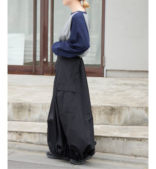 OUTDOOR PRODUCTS Usual Things「≪予約/WEB・横浜店限定カラーあり≫ドロストバルーンカーゴスカート」|スカート|