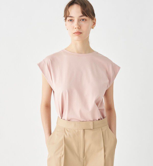 TOMORROWLAND collection「スーピマコットンジャージー フレンチスリーブプルオーバー」|Tシャツ・カットソー|