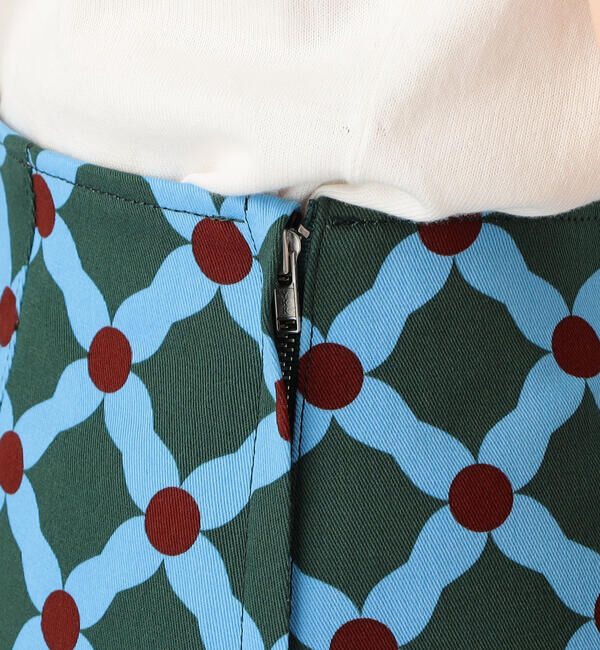 Ballsey「ダイヤゴナルプリント マーメイドスカート」|フレア|