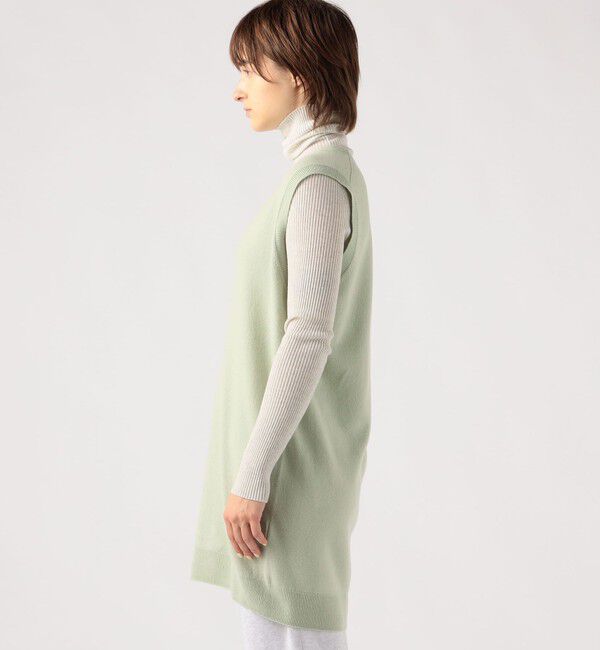 GALERIE VIE「スーパーファインウール Vネックベスト」|ニット・セーター|