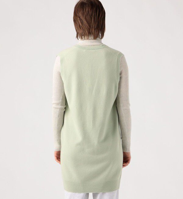 GALERIE VIE「スーパーファインウール Vネックベスト」|ニット・セーター|