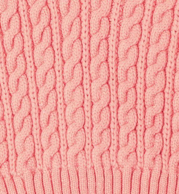 MACPHEE「ハイブリットコットンケーブル Vネックベスト」|ニット・セーター|