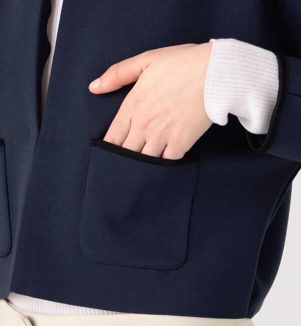 Ballsey「ミラノリブ クルーネックカーディガン」|カーディガン|