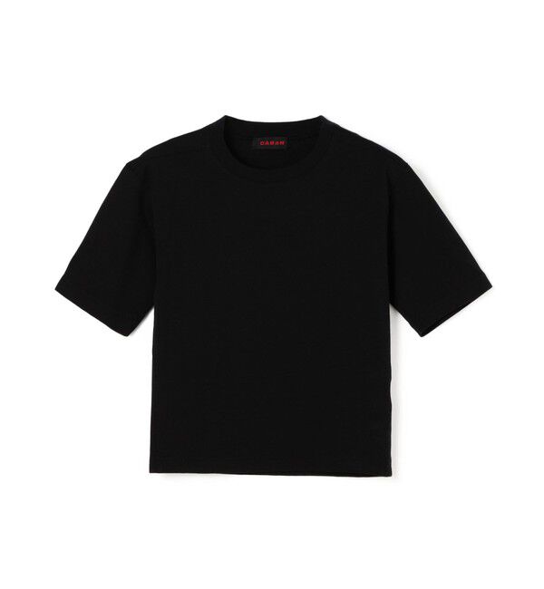 CABaN「ドライスビンコットン ハーフスリーブTシャツ」|Tシャツ・カットソー|19 ブラック