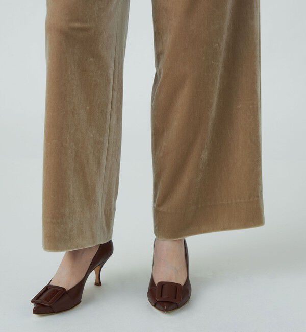 Ballsey「マットベロア イージーストレートパンツ」|その他|