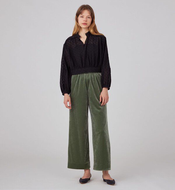 Ballsey「マットベロア イージーストレートパンツ」|その他|