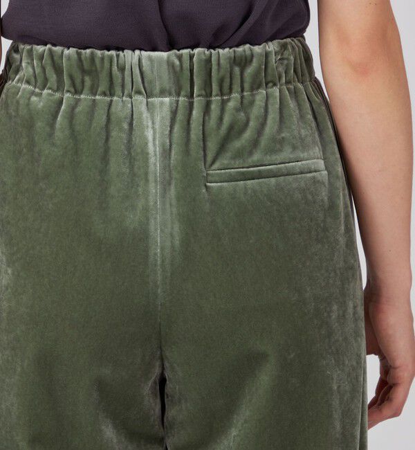 Ballsey「マットベロア イージーストレートパンツ」|その他|