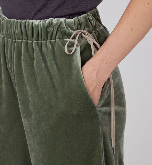 Ballsey「マットベロア イージーストレートパンツ」|その他|