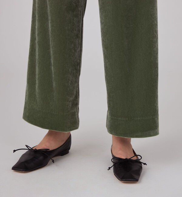 Ballsey「マットベロア イージーストレートパンツ」|その他|