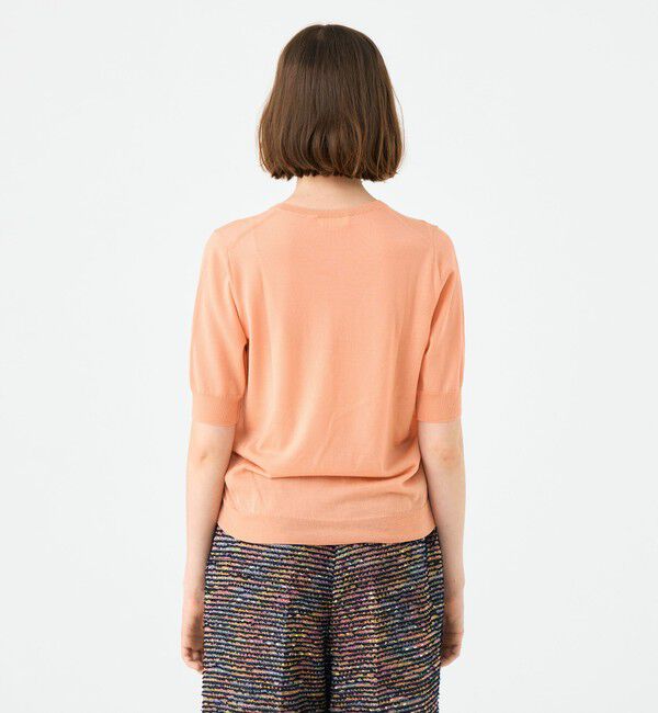 Ballsey「スーパーエクストラファインウール ハーフスリーブプルオーバー」|ニット・セーター|