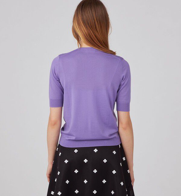 Ballsey「スーパーエクストラファインウール ハーフスリーブプルオーバー」|ニット・セーター|