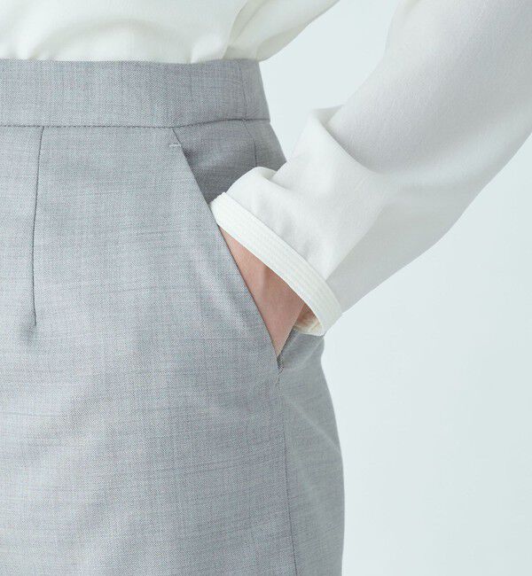 TOMORROWLAND collection「シャイニーピンヘッド ストレートスカート」|スカート|